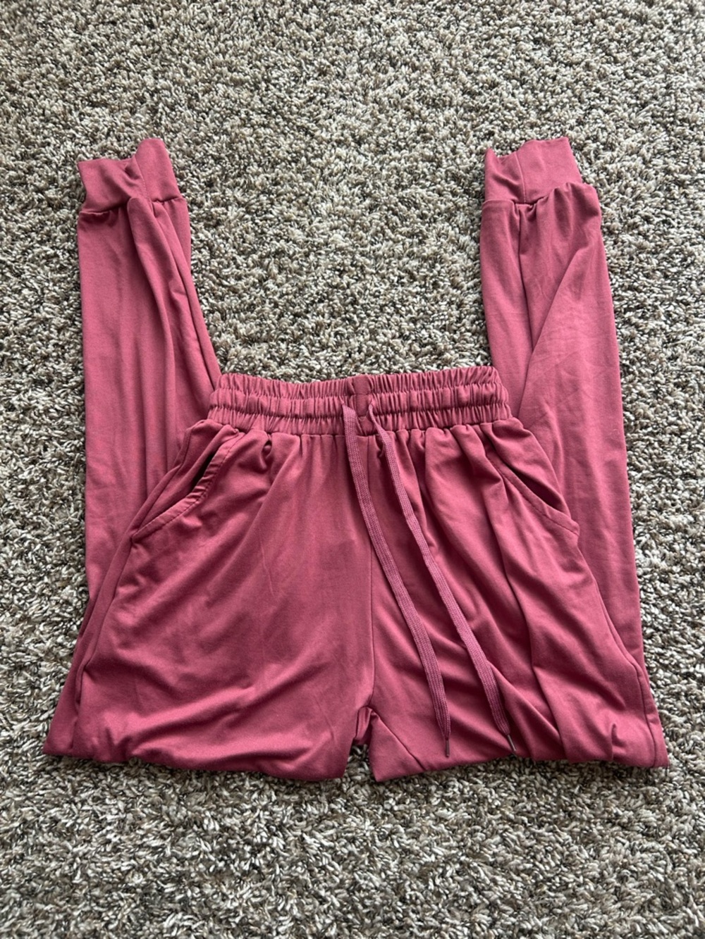 Women’s Drawstring Joggers - Rose